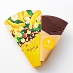【バレンタインデー】〈メリーチョコレート　タブフィル〉バナナヘーゼル×2個セット