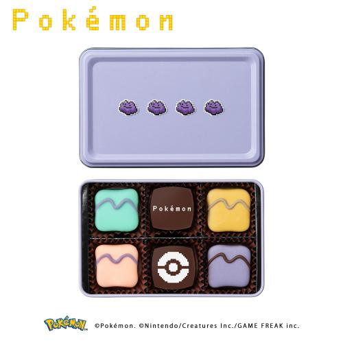 【バレンタインデー】〈ポケモン meets メリーチョコレート〉アソートボックス（メタモン）×2缶セット