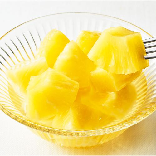 厚切りパイン缶詰（ひとくちカット）