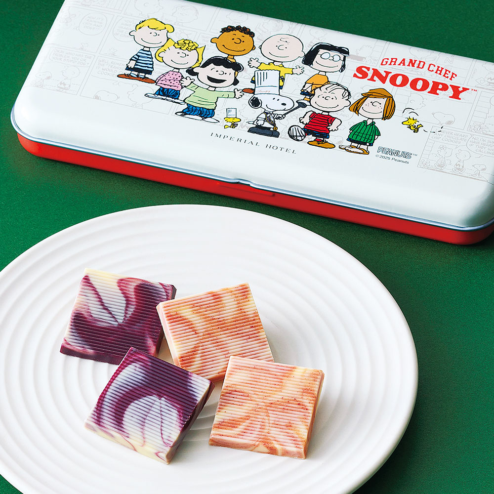 【バレンタインデー】料理長スヌーピー プレートチョコレート