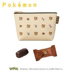 【バレンタインデー】〈ポケモン meets メリーチョコレート〉チョコクッキー入りポーチ（イーブイフレンズ）