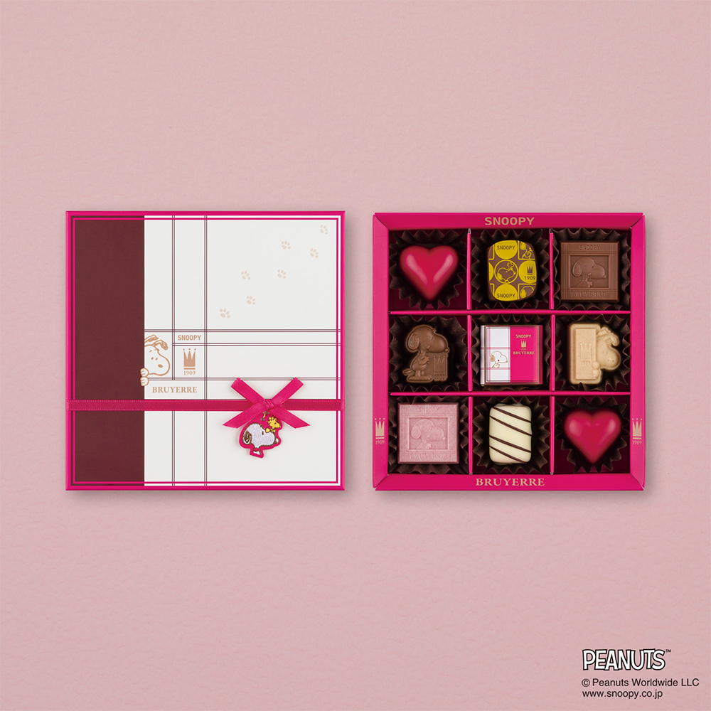 【バレンタインデー】スヌーピー meets ブリュイエール チャームボックス　9