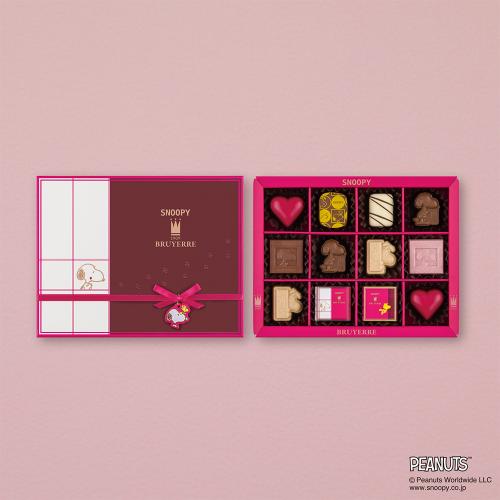 【バレンタインデー】スヌーピー meets ブリュイエール チャームボックス　12