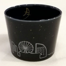 ＜横濱増田窯×粟津紅花＞みなとみらいフリーカップ（紺）