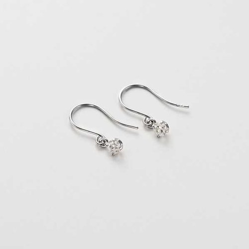 Ptダイヤピアス(フック式)