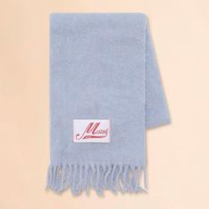 アルパカ混ロングマフラー