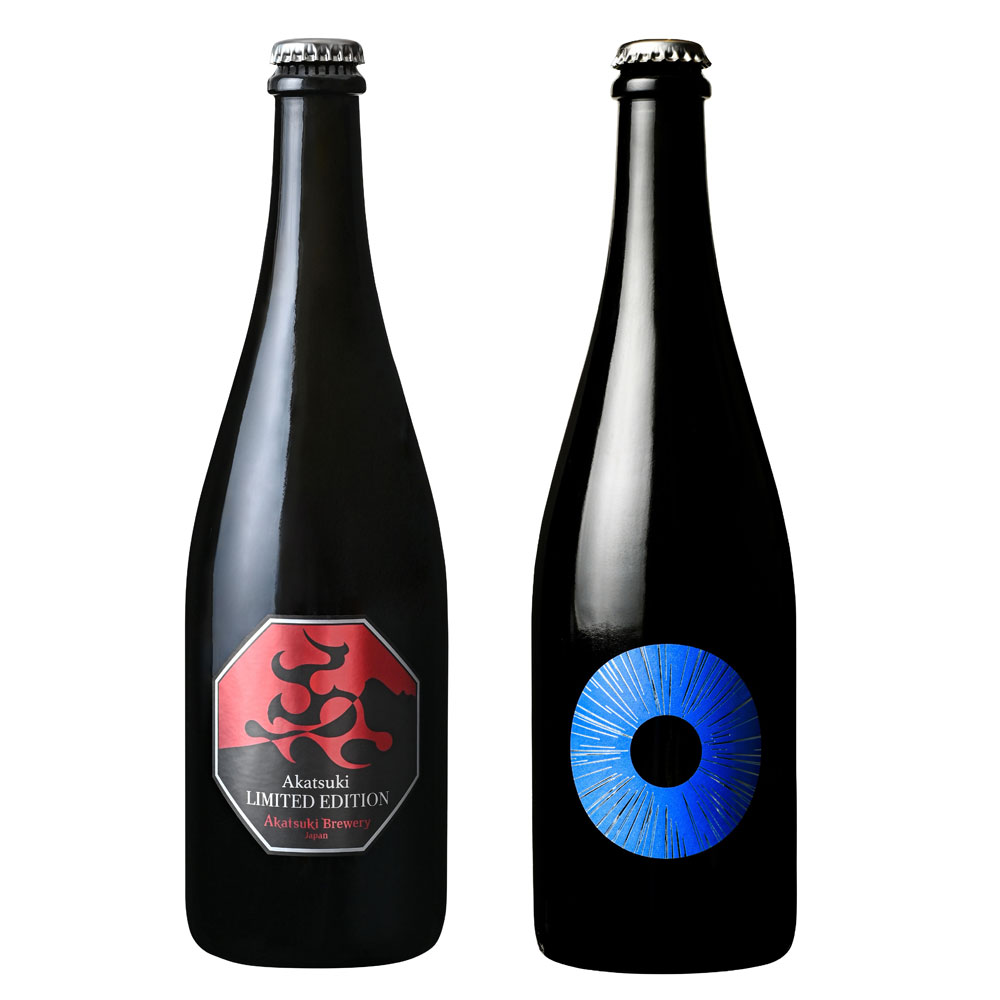 【父の日】オーガニックビール ドラゴンアイ スカイ／清酒酵母ビール Akatsuki LIMITED EDITION 2本入 （750ml×2／スカイ・Akatsuki LIMITED EDITION各種1本）