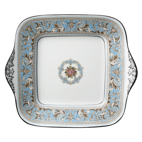 フロレンティーン ターコイズ ブレッド＆バタープレート