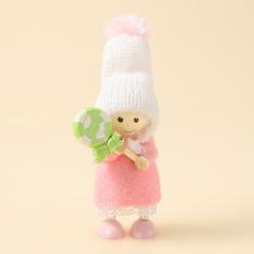 くるくるキャンディを持つ女の子