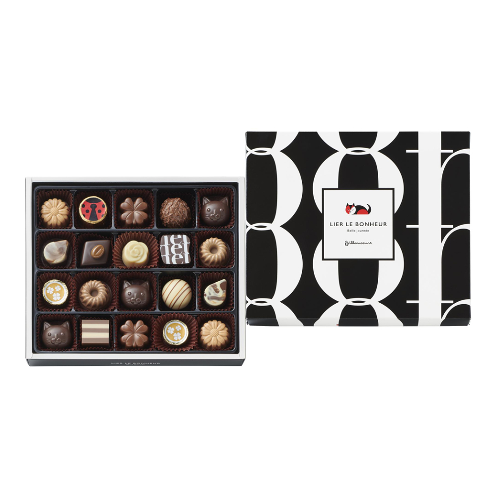 【バレンタインデー】＜ビアンクール　リエルボヌール＞ベルジョルネ20個入