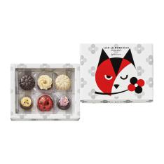 【バレンタインデー】＜ビアンクール　リエルボヌール＞プチフルール6個入×2箱セット