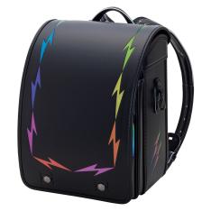 【名入れ】＜ダブルサンダー＞ランドセル（WT8227ブラック／レインボー）