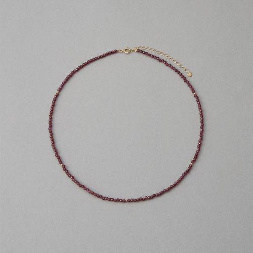 ［ガーネット］ K10YG チョーカー