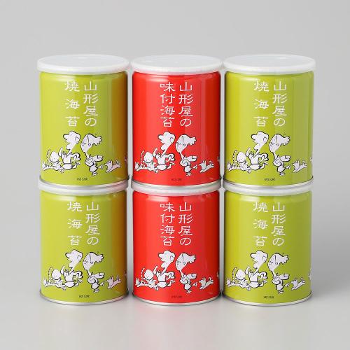 福袋 焼海苔4缶・味付海苔2缶セット