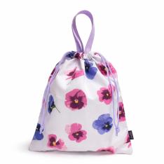 ミックススミレプリント巾着バッグ