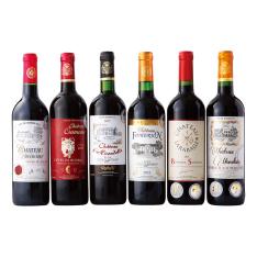 〈フランス〉飲み口重め金賞受賞ボルドー赤ワイン6本セット
