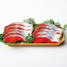 〈魚の北辰〉紅鮭甘口・辛口食べ比べセット