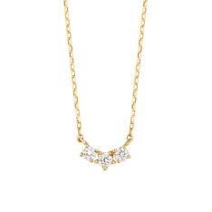 K10 トリロジアダイヤモンドネックレス（YG）