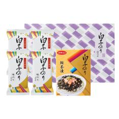 〈白子〉味のり・鮭茶漬け詰合せ