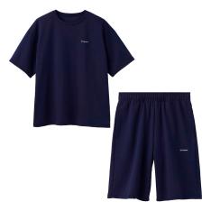コンフォートポンチ ショートハーフ セットアップ ユニセックス ネイビー S→XL