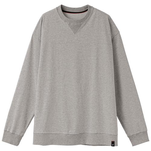 リカバリーデイズ ロングスリーブクルーネック メンズ 杢グレー (一般医療機器) M→XL