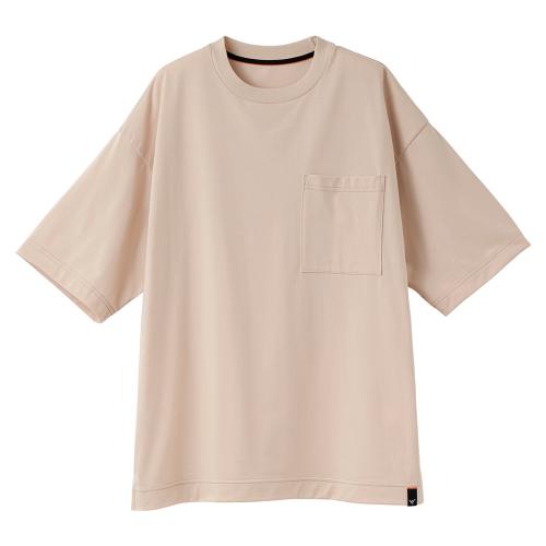 リカバリーデイズ ショートスリーブポケットT メンズ ベージュ (一般医療機器) M→XL