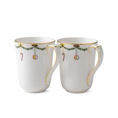 スターフルーテッドクリスマス マグペア