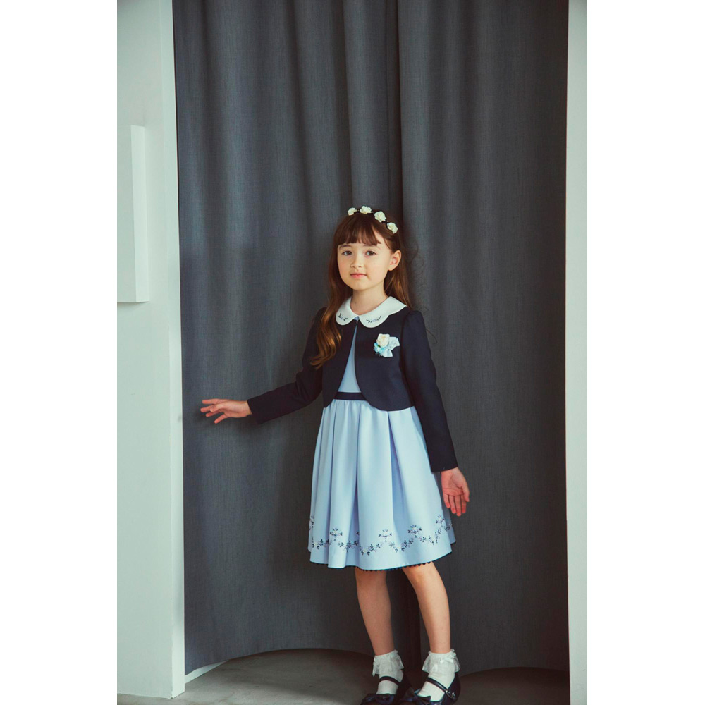 刺しゅう使いアンサンブル 120cm→130cm