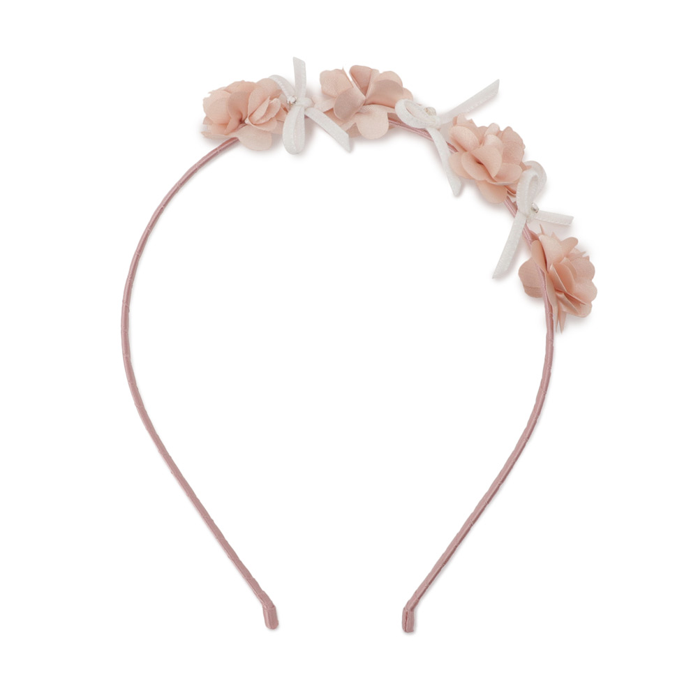 フラワーリボンカチューシャ