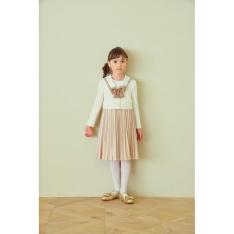 セーラー襟プリーツアンサンブル 120cm→130cm