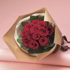 生花 花束「赤バラ12本」