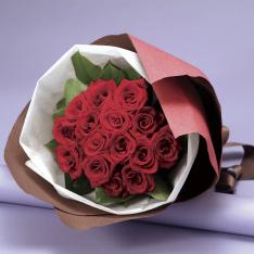 生花 花束「赤バラ15本」
