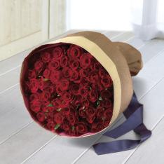 生花 花束「赤バラ60本」