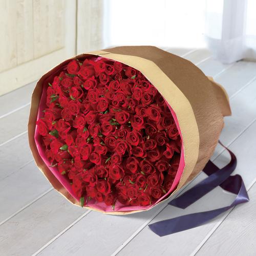 生花 花束「赤バラ108本」