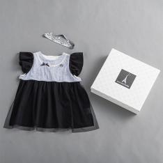 シフォンドレスフウスタイ＆ヘアーバンドセット