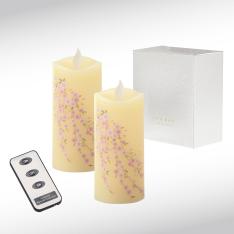 いろはあかりS しだれ桜（電池式ローソク）セット