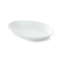 〈ロイヤル コペンハーゲン〉ホワイトパルメッテ オーバルディッシュ