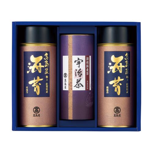 〈高島屋〉佐賀県産のり「極上」・煎茶詰合せ