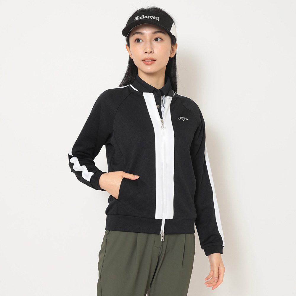 レディースダブルニット フルジップ スウェット M→L