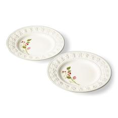 〈ウェッジウッド〉フェスティビティ ラズベリー プレート ペア