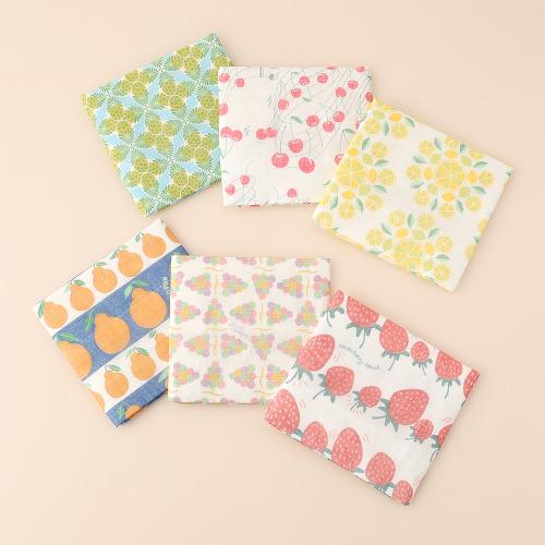 友禅ふきん くだもの6枚セット
