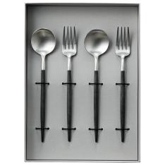 〈クチポール〉ゴアブラック×シルバー デザート4本ギフトセット