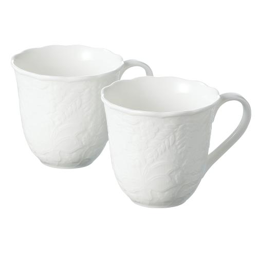 〈ナルミ〉ホニトンレース ペアマグセット