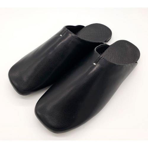 携帯スリッパ ビアッジョL ブラック