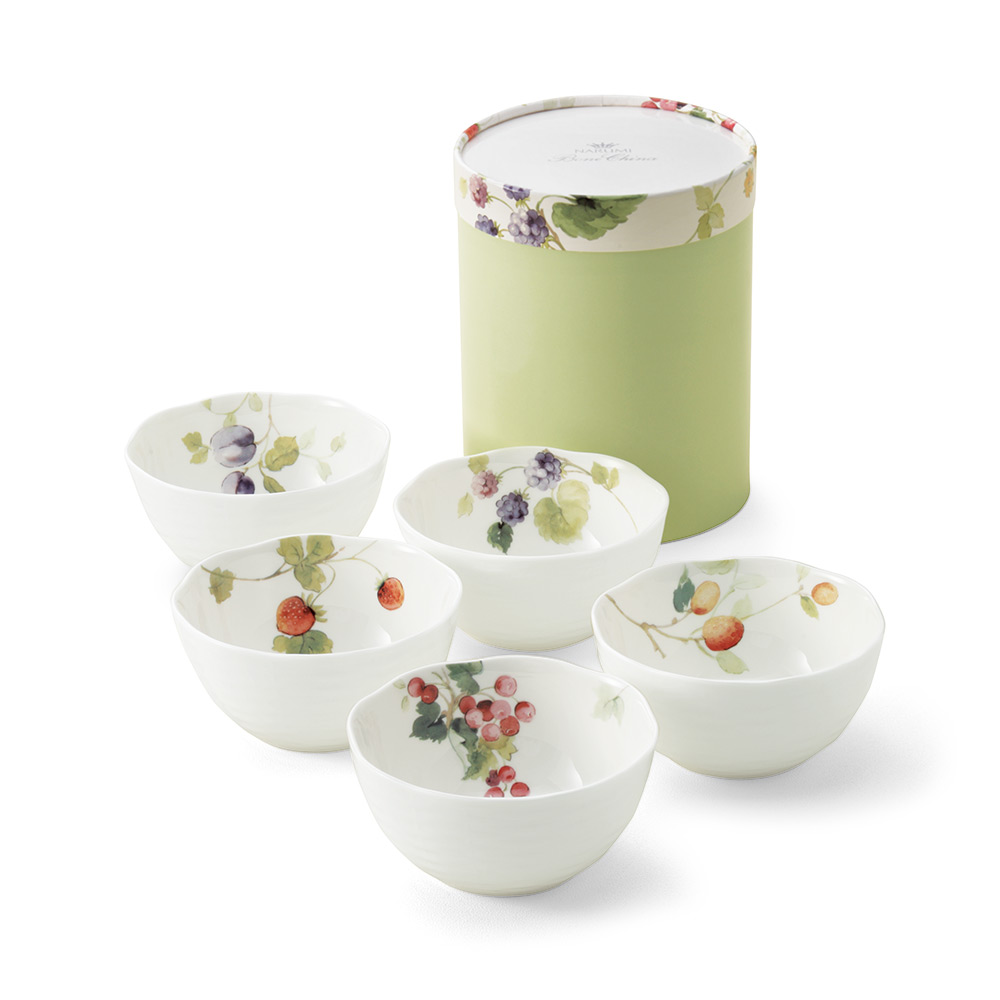 〈ナルミ〉ルーシーガーデン 11cmアソートプチボウルセット