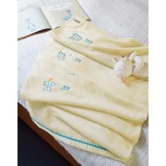 〈今治 クレシェンド〉身長が測れるタオル ぞうさんベージュ