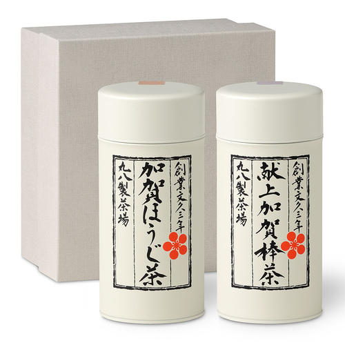 献上加賀棒茶・加賀ほうじ茶缶詰合せ