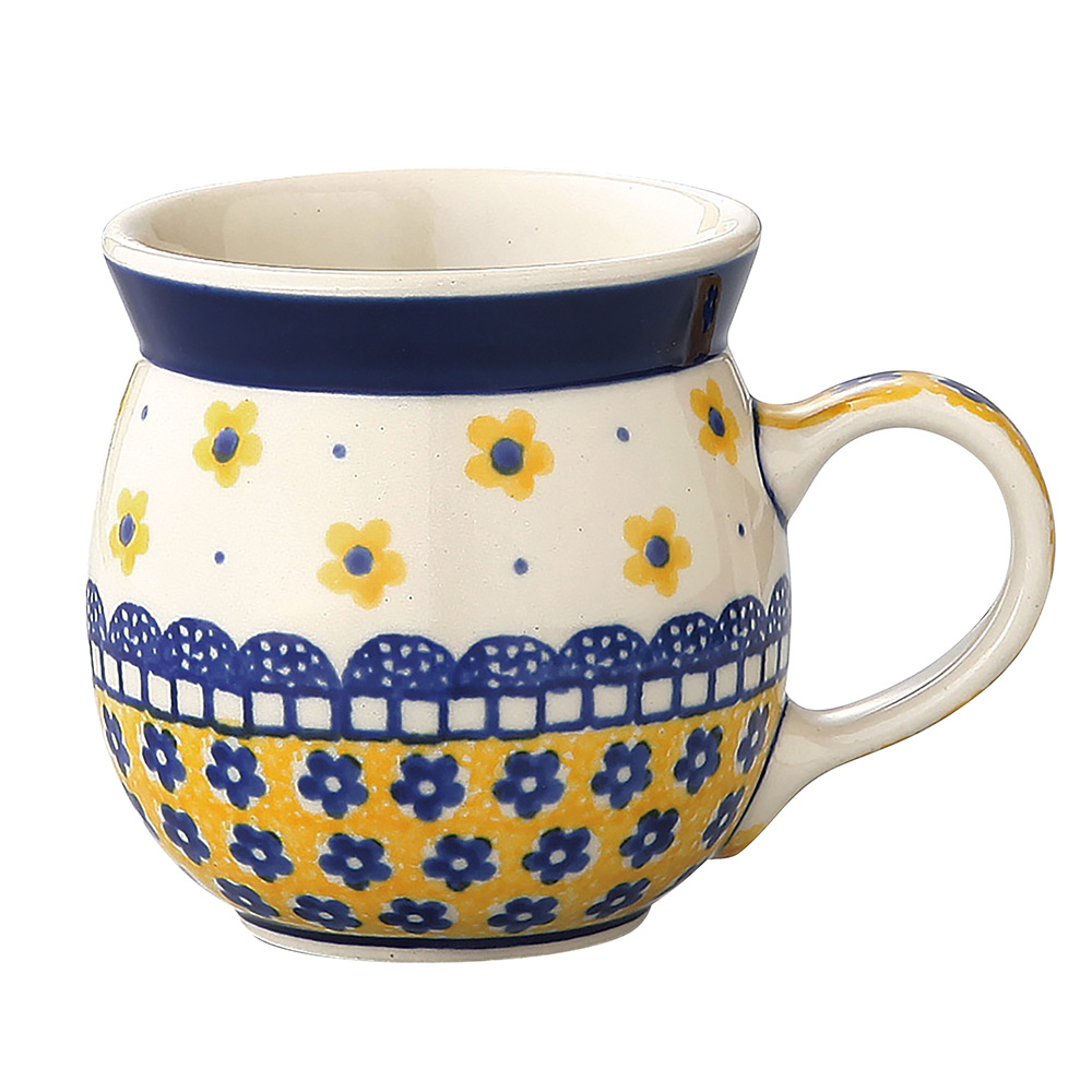 〈ツェラミカ アルティスティチナ〉マグカップ（黄色小花）