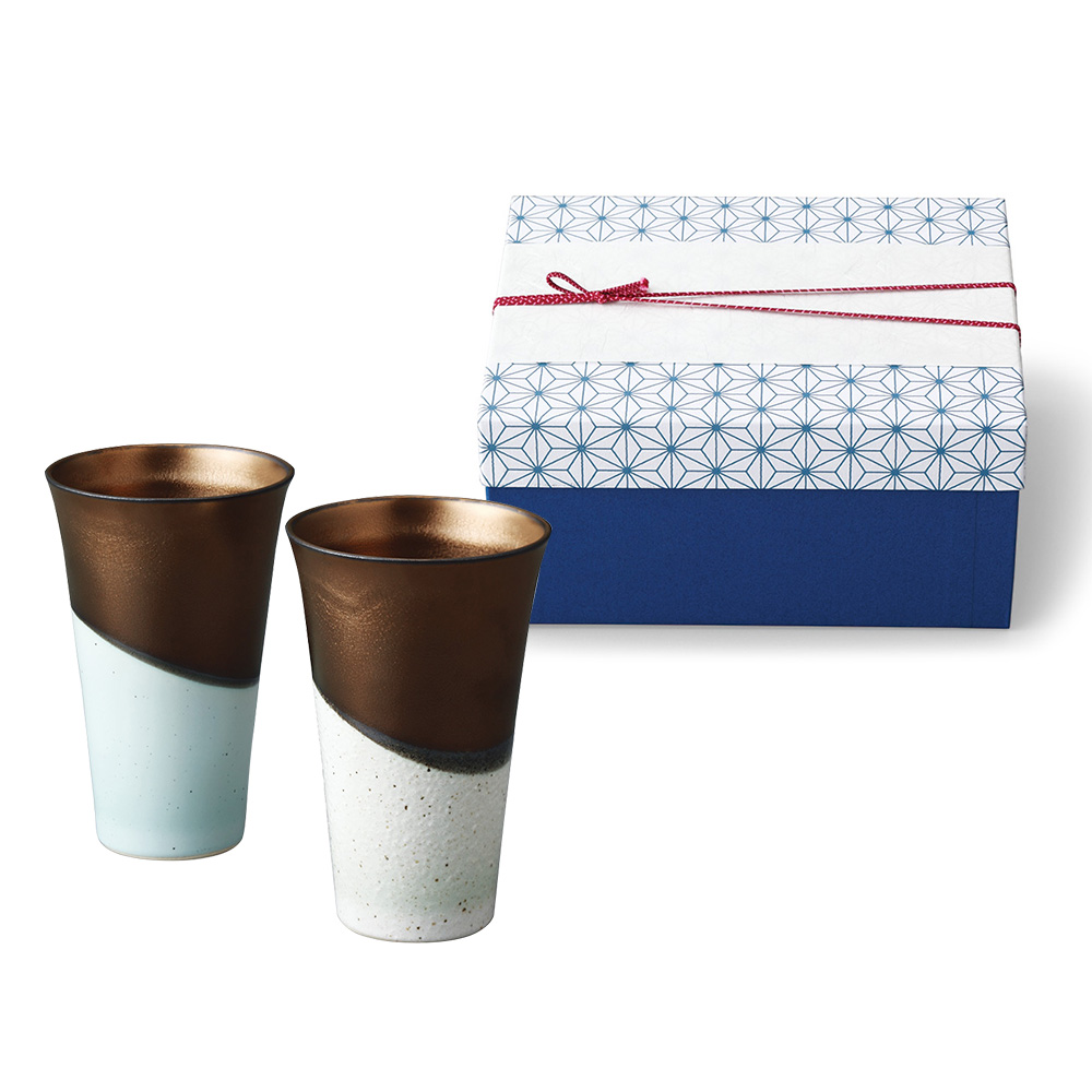 〈はんなり〉波の華ペアカップ