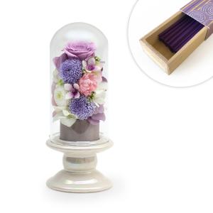 供花プリザーブドフラワー＆＜香彩堂＞お線香セット | 商品詳細